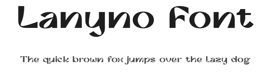 Lanyno Font by BarakaType — Display Font