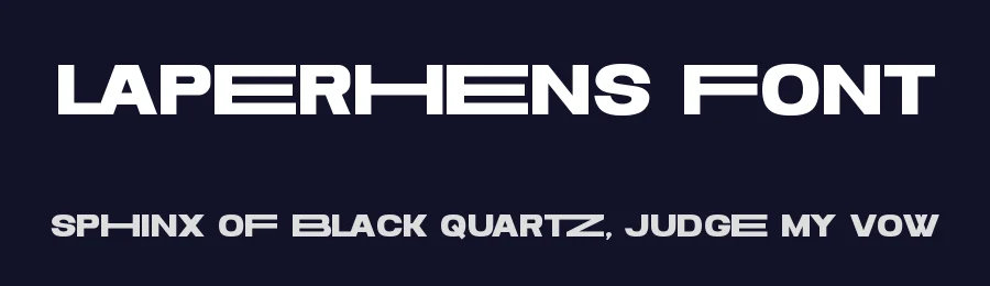 Laperhens Font by Grappict — Sans Serif Font — thumbnail 2