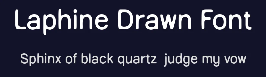 Laphine Drawn Font by craftsupplyco — Sans Serif Font — thumbnail 2