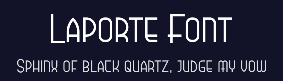 Laporte Font by syauqistudio — Display Font — thumbnail 2