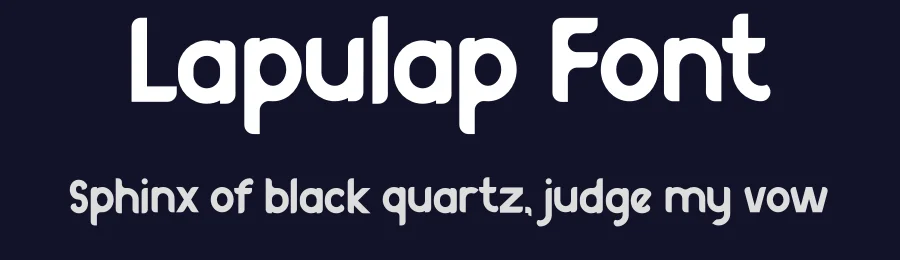 Lapulap Font by Maiko Hatta — Sans Serif Font — thumbnail 2