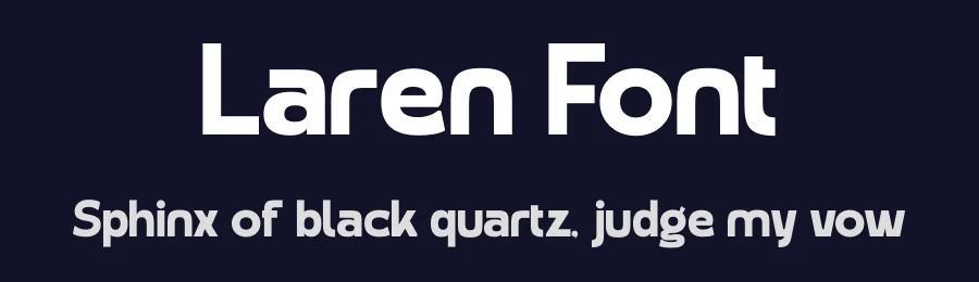 Laren Font by Nirmana Visual — Display Font — thumbnail 2
