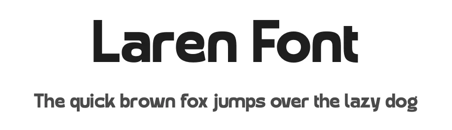 Laren Font by Nirmana Visual — Display Font