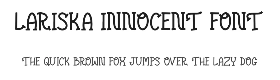 Lariska Innocent Font by Denustudios — Script Handwritten Font