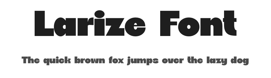Larize Font by justtheskills — Sans Serif Font