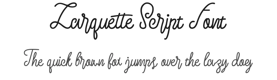 Larquette Script Font by ndro — Script Handwritten Font