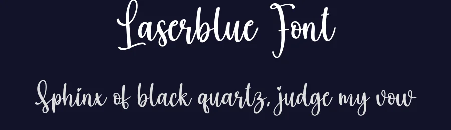 Laserblue Font by creativeletter — Script Handwritten Font — thumbnail 2