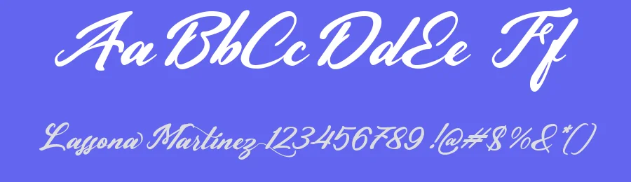 Lassona Martinez Script Font by Pollux of Geminorum — Script Handwritten Font — thumbnail 3