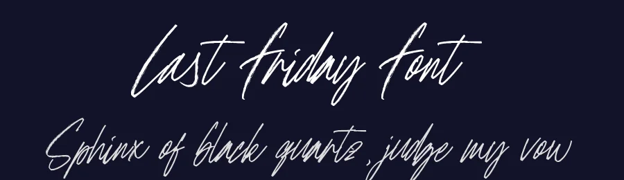 Last Friday Font by Nox Studio — Script Handwritten Font — thumbnail 2