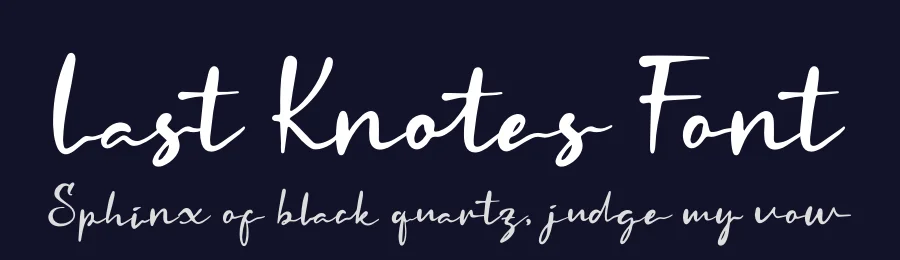 Last Knotes Font by Denustudios — Script Handwritten Font — thumbnail 2