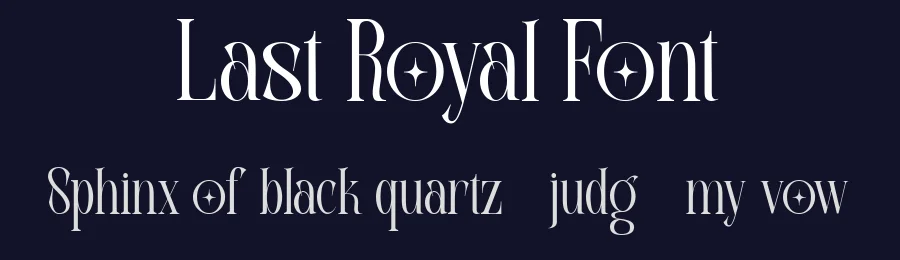 Last Royal Font by Say Studio — Display Font — thumbnail 2