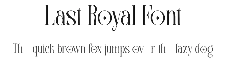Last Royal Font by Say Studio — Display Font