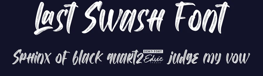 Last Swash Font by edricstudio — Script Handwritten Font — thumbnail 2