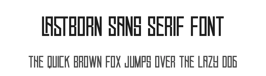 Lastborn Sans Serif Font by edricstudio — Decorative Font