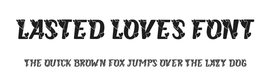 Lasted Loves Font by Anto (7NTypes) — Display Font