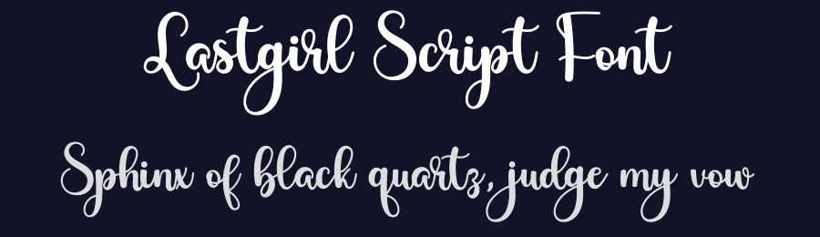 Lastgirl Script Font by airotype — Script Handwritten Font — thumbnail 2