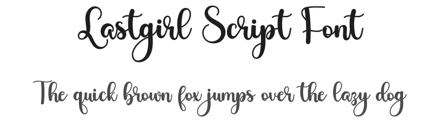 Lastgirl Script Font by airotype — Script Handwritten Font