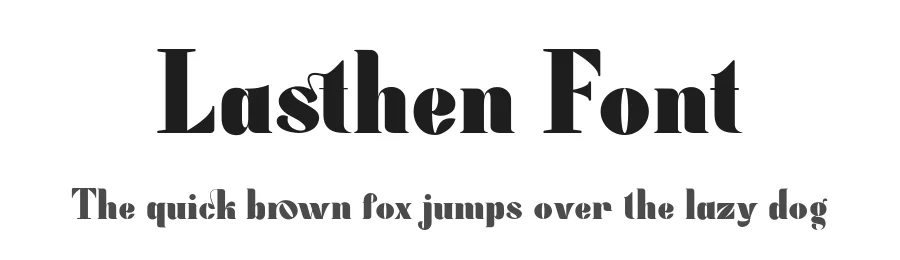 Lasthen Font by rvandtype — Serif Font
