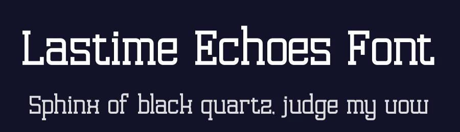 Lastime Echoes Font by letterenastudios — Display Font — thumbnail 2