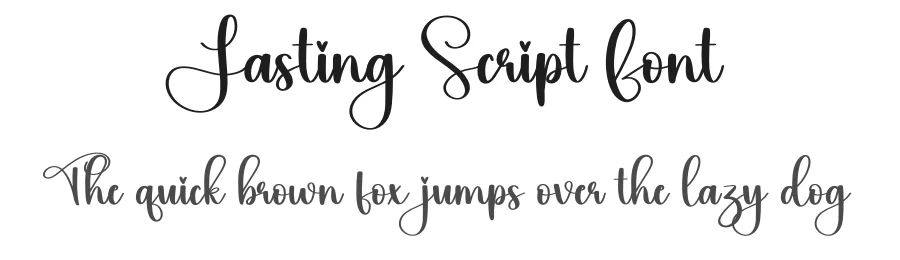 Lasting Script Font by creativeletter — Script Handwritten Font