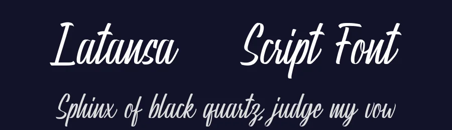 Latansa – Script Font by Icreatype — Script Handwritten Font — thumbnail 2