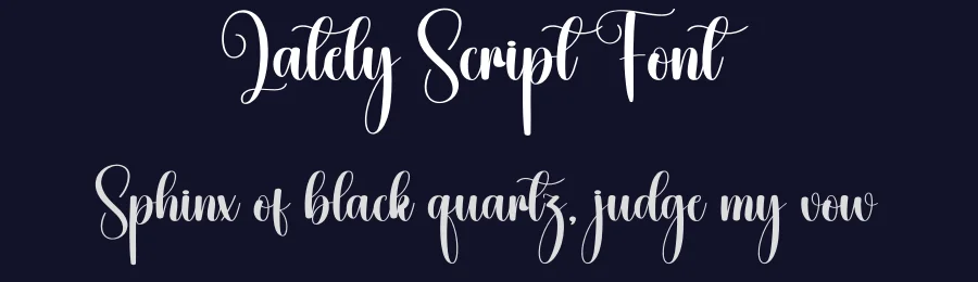 Lately Script Font by creativeletter — Script Handwritten Font — thumbnail 2