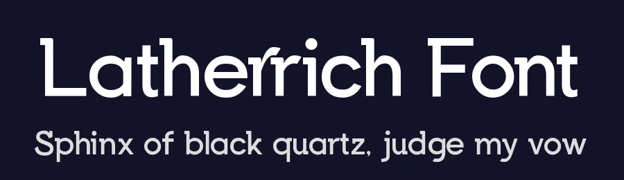 Latherrich Font by zamjumps-studio — Sans Serif Font — thumbnail 2