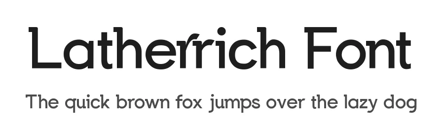 Latherrich Font by zamjumps-studio — Sans Serif Font