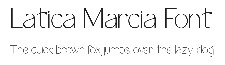 Latica Marcia Font by Fontliner — Display Font