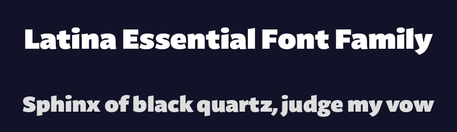 Latina Essential Font Family by Latinotype Foundry — Sans Serif Font — thumbnail 2