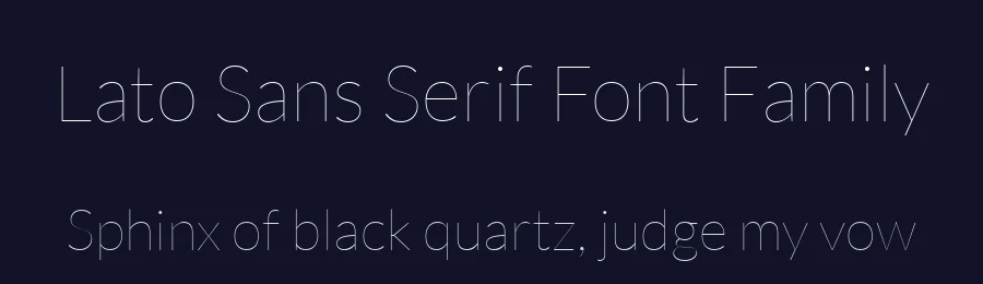 Lato Sans Serif Font Family by Ivan Slavchev — Sans Serif Font — thumbnail 2
