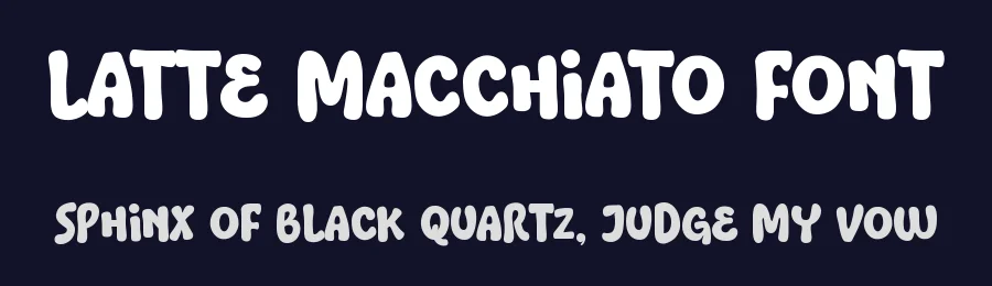 Latte Macchiato Font by mhdafifersya — Display Font — thumbnail 2