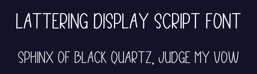 Lattering Display Script Font by freshtypeink — Script Handwritten Font — thumbnail 2