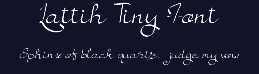 Lattih Tiny Font by Javanicestudio — Script Handwritten Font — thumbnail 2