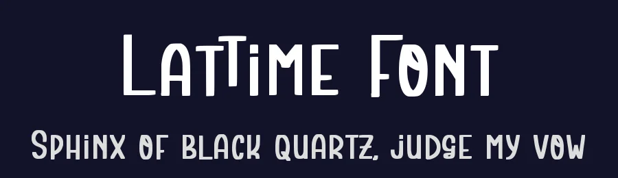 Lattime Font by qwrtype — Decorative Font — thumbnail 2