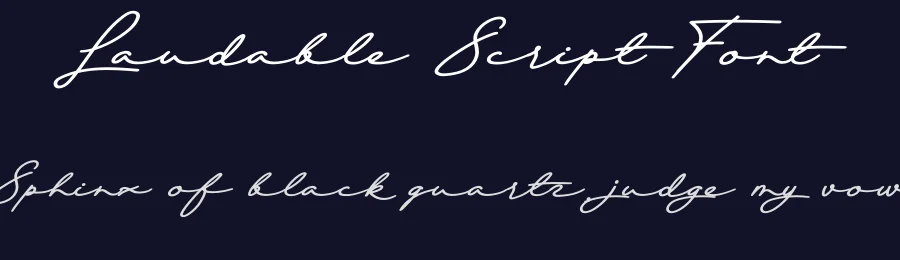 Laudable Script Font by andikastudio — Script Handwritten Font — thumbnail 2