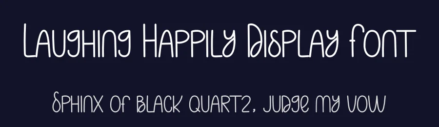 Laughing Happily Display Font by andikastudio — Display Font — thumbnail 2