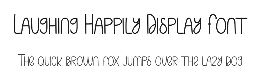 Laughing Happily Display Font by andikastudio — Display Font