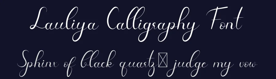 Lauliya Calligraphy Font by edricstudio — Script Handwritten Font — thumbnail 2