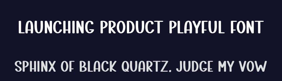Launching Product Playful Font by freshtypeink — Display Font — thumbnail 2