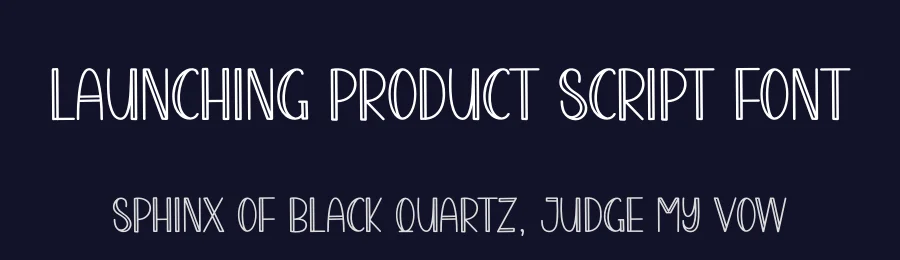 Launching Product Script Font by creativeletter — Display Font — thumbnail 2