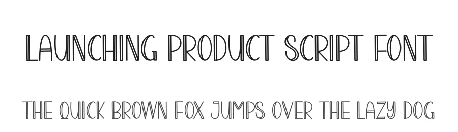 Launching Product Script Font by creativeletter — Display Font
