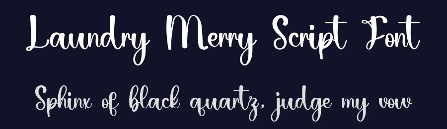 Laundry Merry Script Font by inermediaSTUDIO — Script Handwritten Font — thumbnail 2