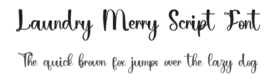 Laundry Merry Script Font by inermediaSTUDIO — Script Handwritten Font