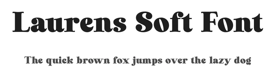 Laurens Soft Font by Letteralle — Serif Font