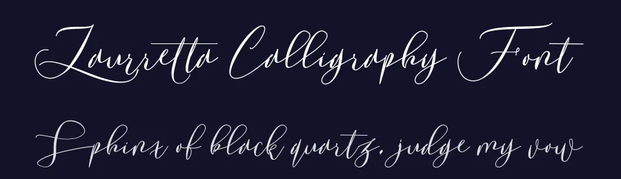 Laurretta Calligraphy Font by JoeeCreative — Script Handwritten Font — thumbnail 2
