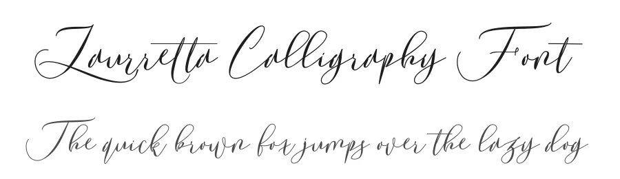 Laurretta Calligraphy Font by JoeeCreative — Script Handwritten Font