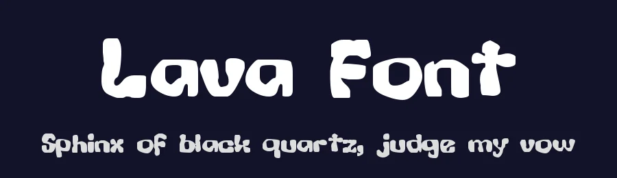 Lava Font by zai — Decorative Font — thumbnail 2