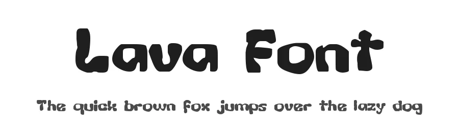 Lava Font by zai — Decorative Font