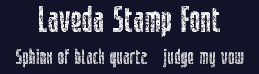 Laveda Stamp Font by craftsupplyco — Sans Serif Font — thumbnail 2